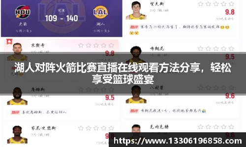 湖人对阵火箭比赛直播在线观看方法分享，轻松享受篮球盛宴